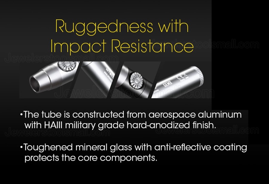 Nitecore GEM8 Professional Gemstone Identification Flashlight with Adjustable Brightness